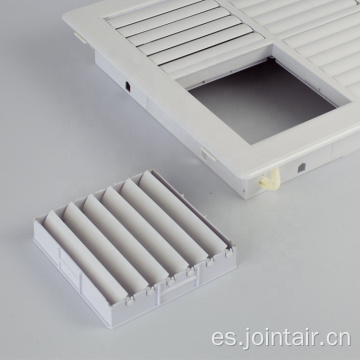 Outlet de aire multidireccional plástico Difusores de techo de 4 vías